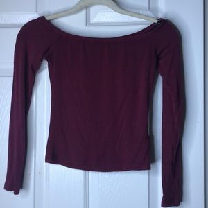 off the shoulder top